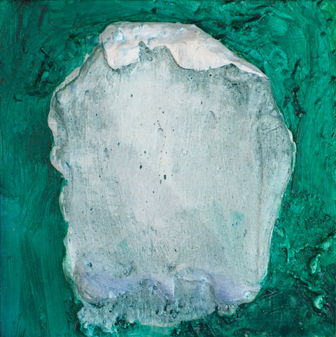 Transfiguration: Towards the Divine - White on Emerald Green